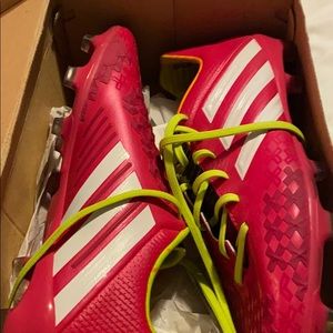 Size 10 Pink Adidas Soccer cleats